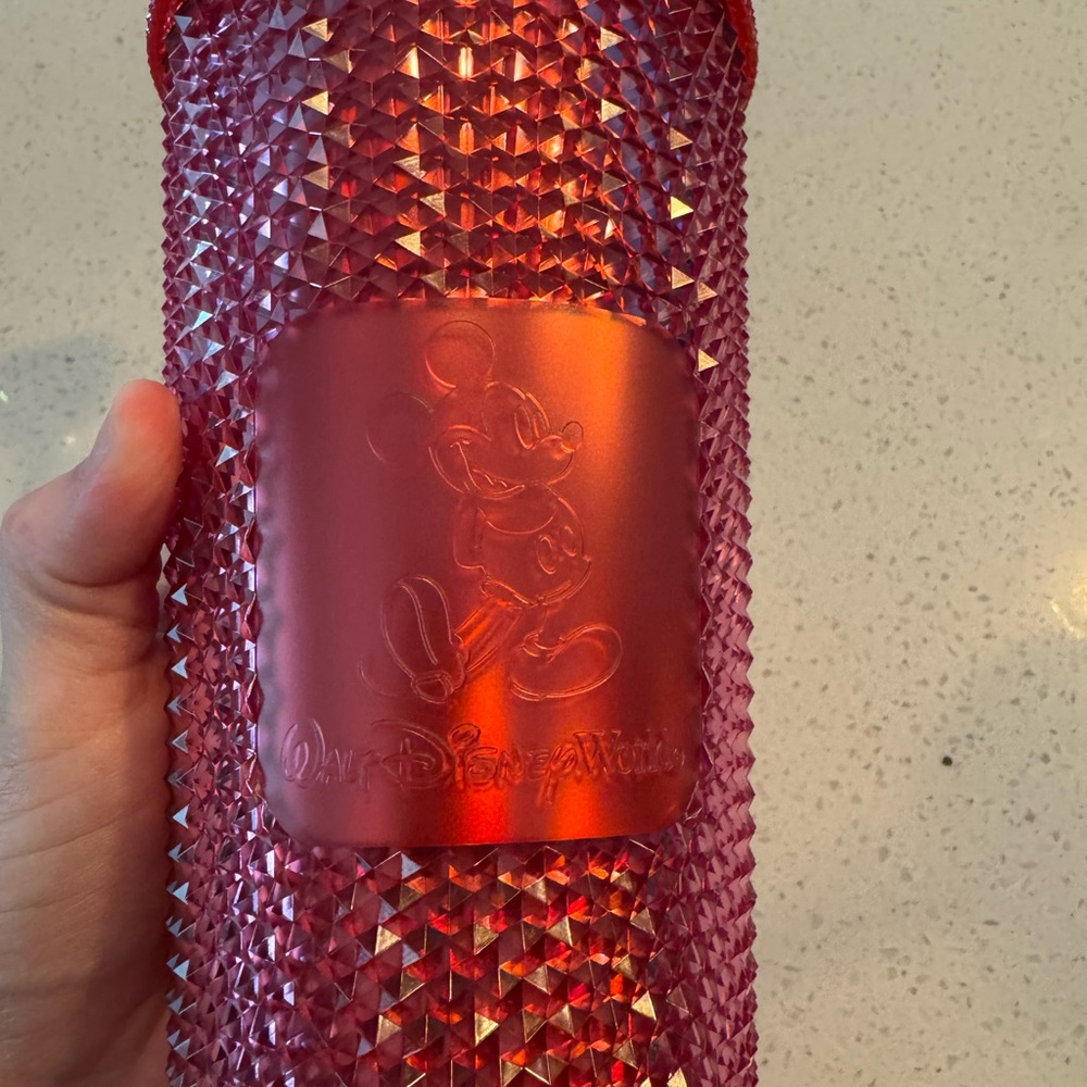 Disney Pink Tumbler with Textured Design